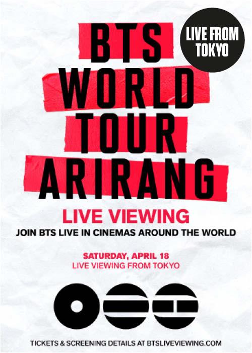 BTS WORLD TOUR ‘ARIRANG’ IN JAPAN: LIVE VIEWING